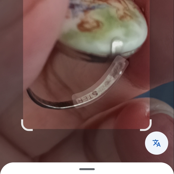 Sterling Silver Vintage Cameo Courting Couple Ring Size 6 - Picture 8 of 10